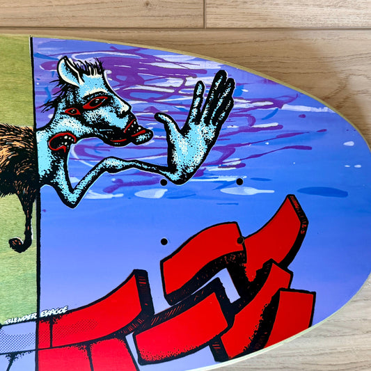 WAFFLE EVENT TICKET: Jeff Phillips Kangaroos ONE OF A KIND Deck, HAND-PAINTED (5/14/26)