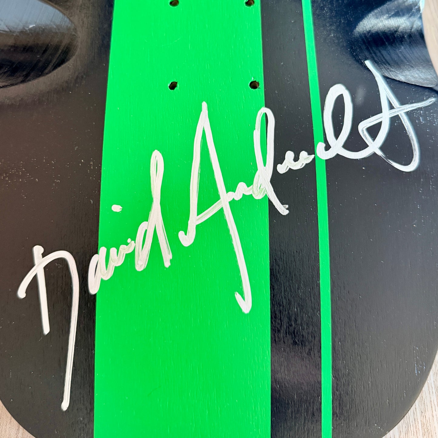 WAFFLE EVENT TICKET: Dave Andrecht STINGER HAND-PAINTED & AUTOGRAPHED Deck (2/19/26)