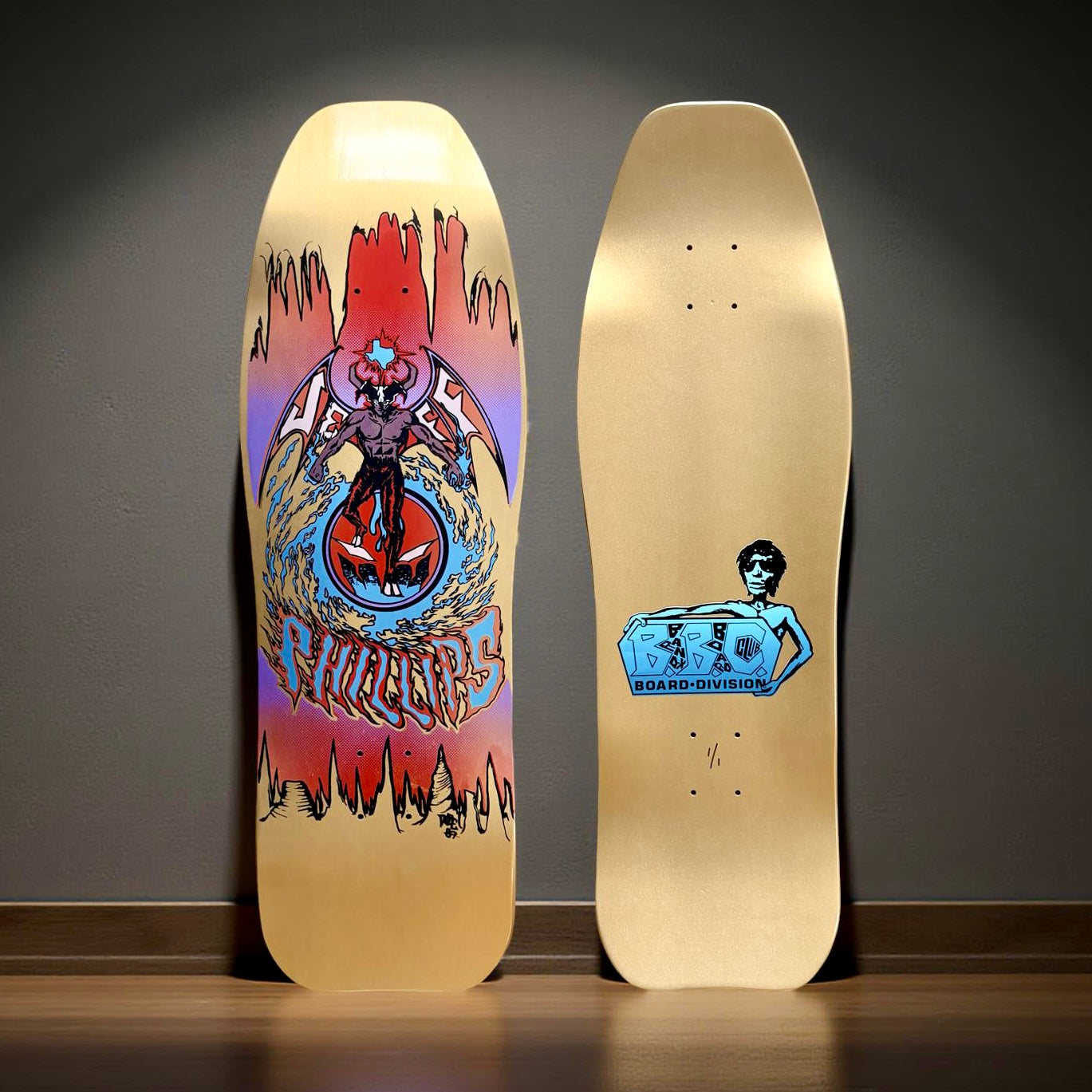 WAFFLE EVENT TICKET: Jeff Phillips BBC Devilman, HAND-PAINTED ONE-OF-A-KIND Deck (2/5/26)