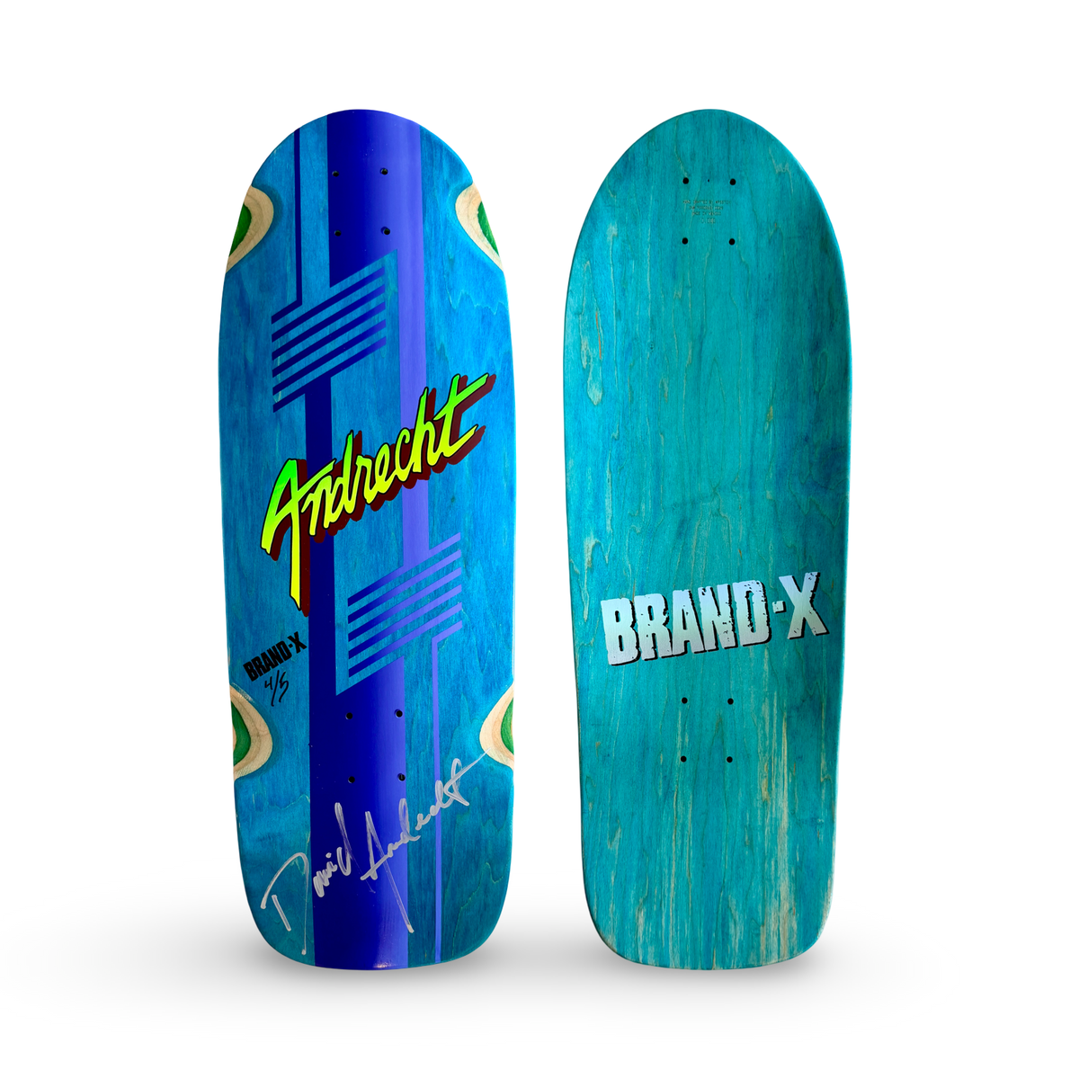 WAFFLE EVENT TICKET: Brand-X-DAVE ANDRECHT AUTOGRAPHED Deck (1 of 5)