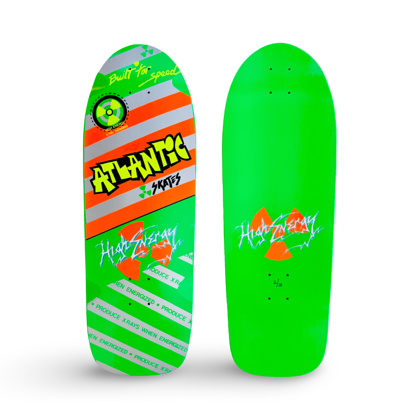 WAFFLE EVENT TICKET: Atlantic Radioactive limited edition, HAND-PAINTED Deck & Shirt (SEPT 9)