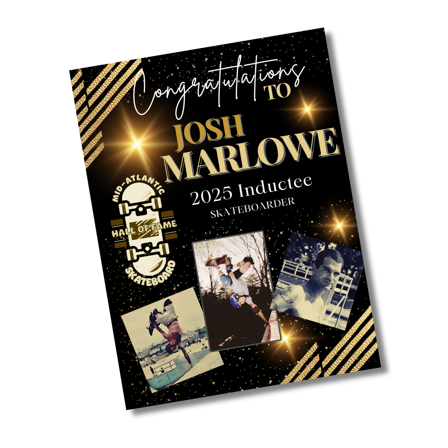 Skateboard Hall of Fame 2025 Inductee Posters 18"x24"