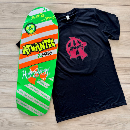 WAFFLE EVENT TICKET: Atlantic Radioactive limited edition, HAND-PAINTED Deck & Shirt (SEPT 9)