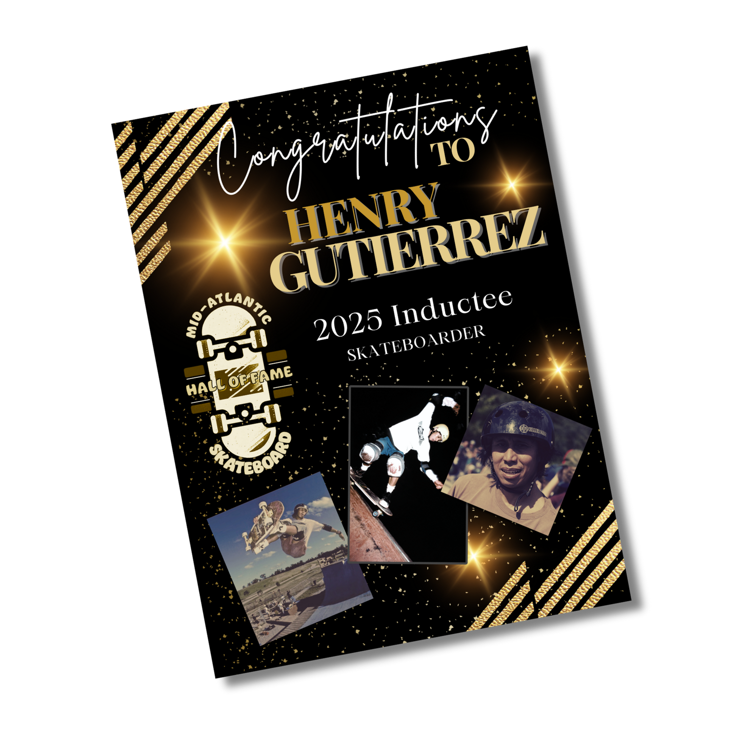 Skateboard Hall of Fame 2025 Inductee Posters 18"x24"