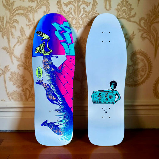 WAFFLE EVENT TICKET: Jeff Phillips BBC Kangaroos, HAND-PAINTED Deck (1 of 6)