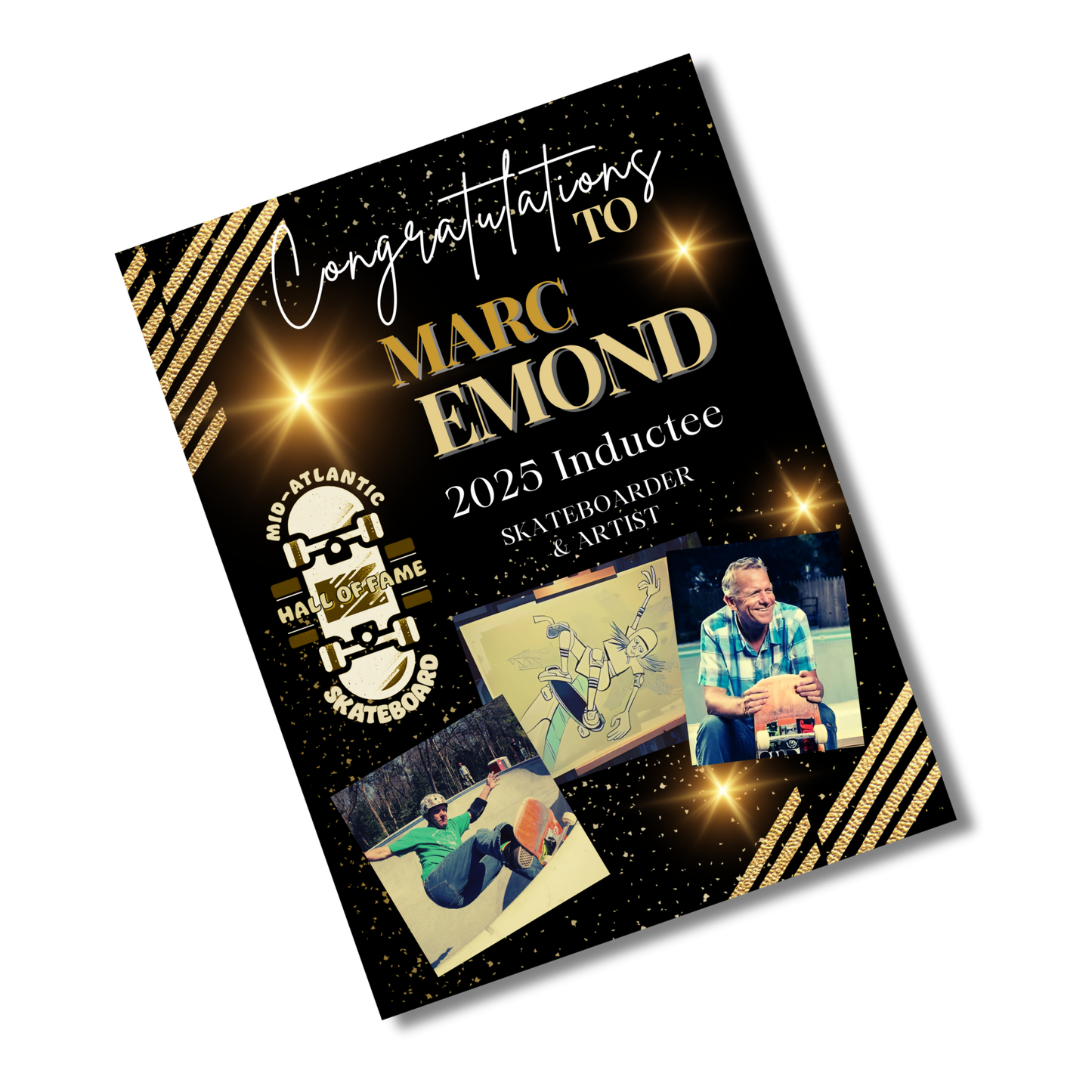 Skateboard Hall of Fame 2025 Inductee Posters 18"x24"