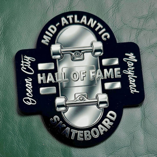 Mid-Atlantic Skateboard Hall of Fame HOLOGRAPHIC Sticker 4”