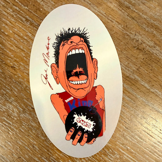 Josh Marlowe Bomb King Sticker 5”