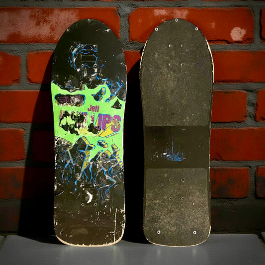 WAFFLE EVENT TICKET: Jeff Phillips ORIGINAL 1980s Sims Breakout Deck