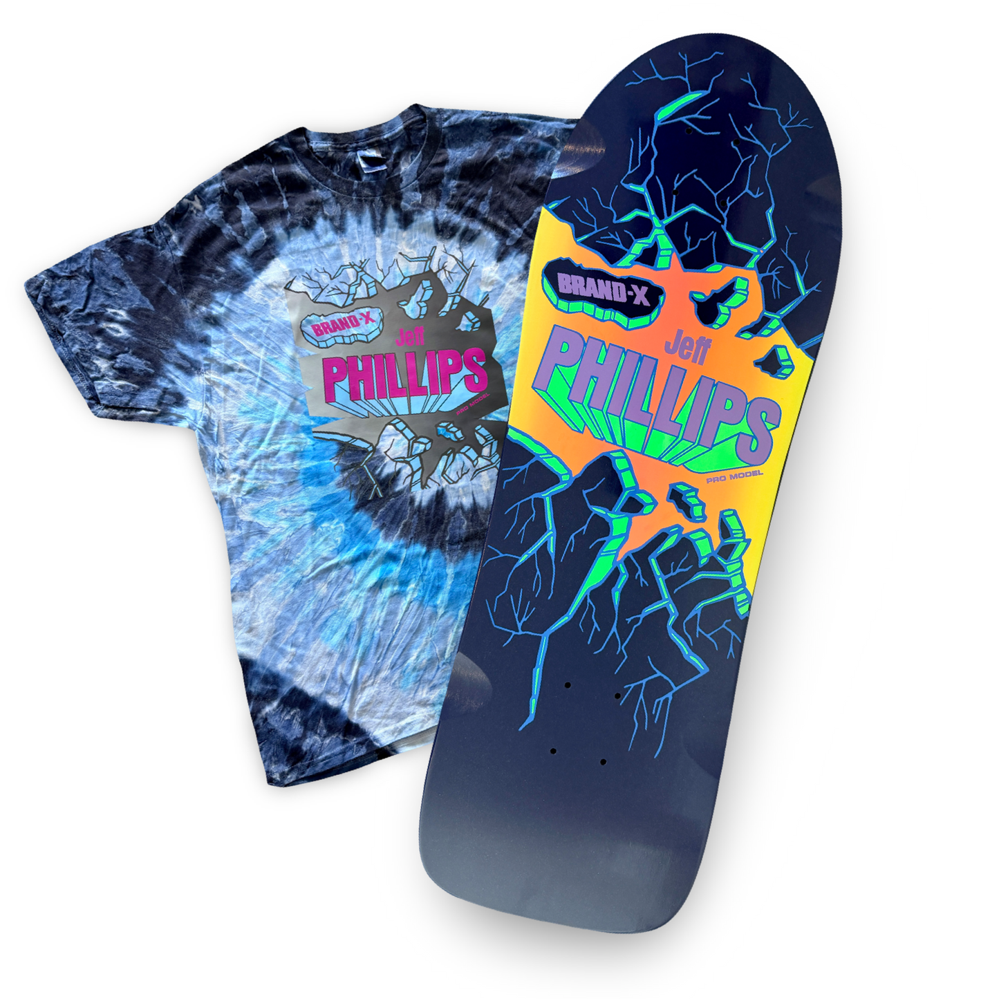 WAFFLE EVENT TICKET: Jeff Phillips BREAKOUT limited edition, HAND-PAINTED Deck & Shirt (SEPT 2)
