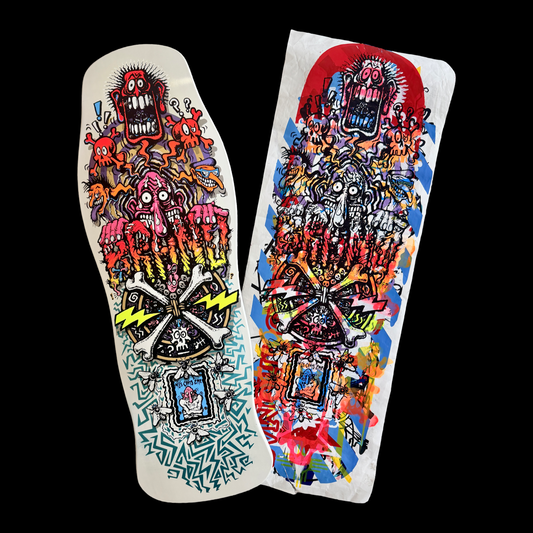 WAFFLE EVENT TICKET: Brand-X X-Dream HAND-PAINTED Deck & Print (SEPT 16)