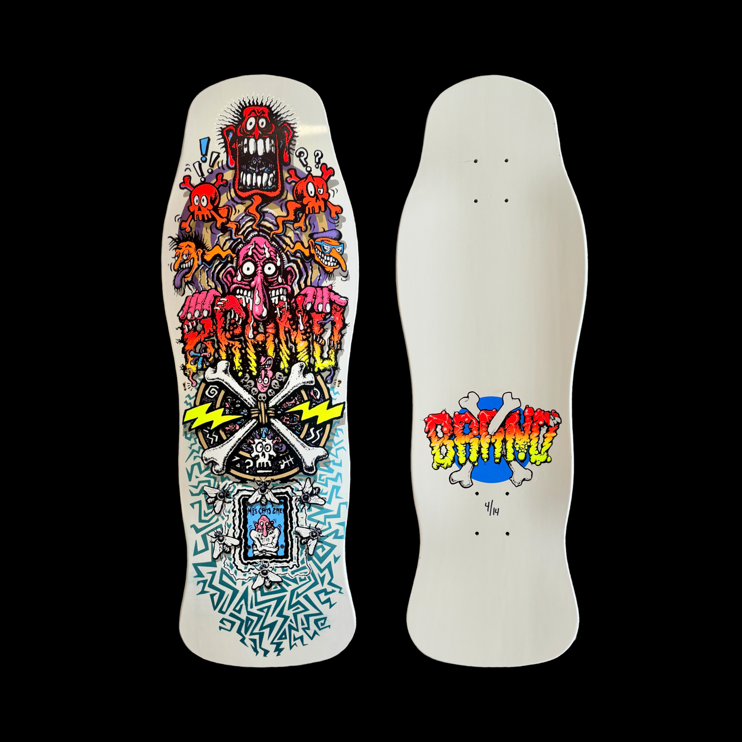 WAFFLE EVENT TICKET: Brand-X X-Dream HAND-PAINTED Deck & Print (SEPT 16)