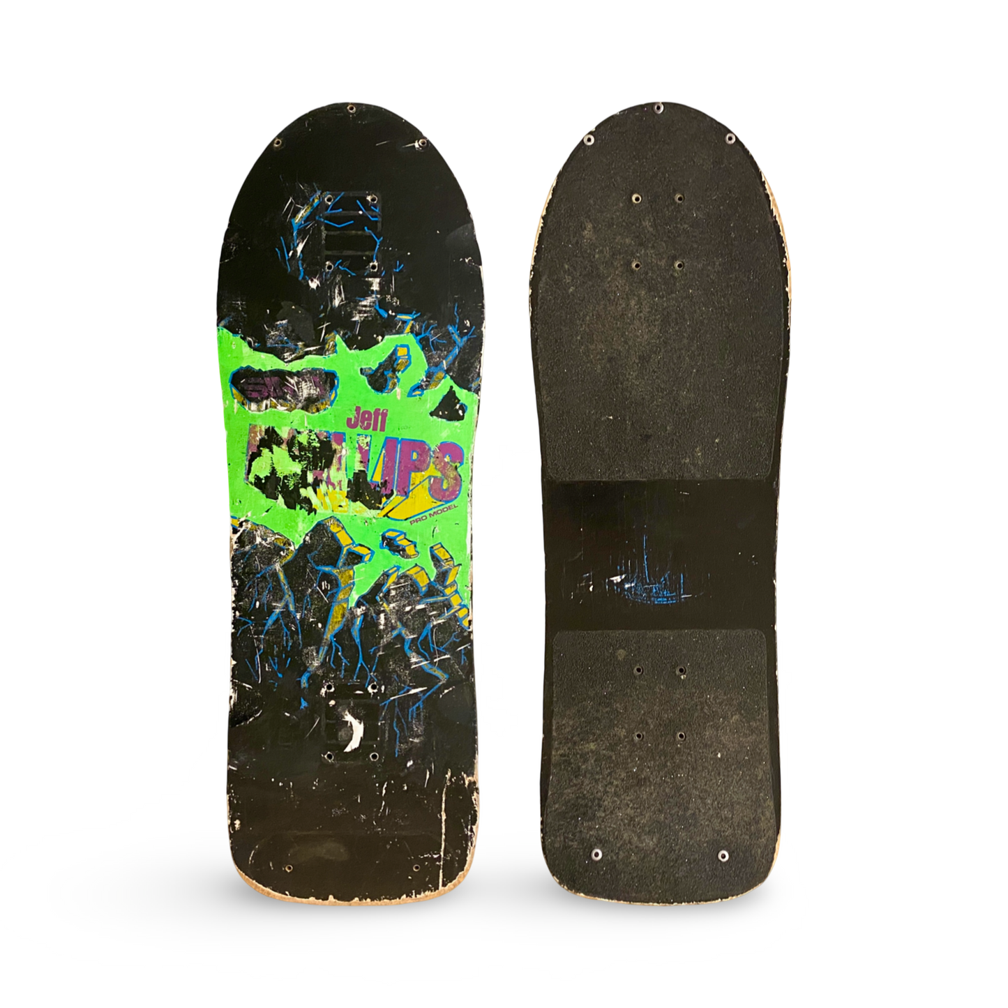 WAFFLE EVENT TICKET: Jeff Phillips ORIGINAL 1980s Sims Breakout Deck