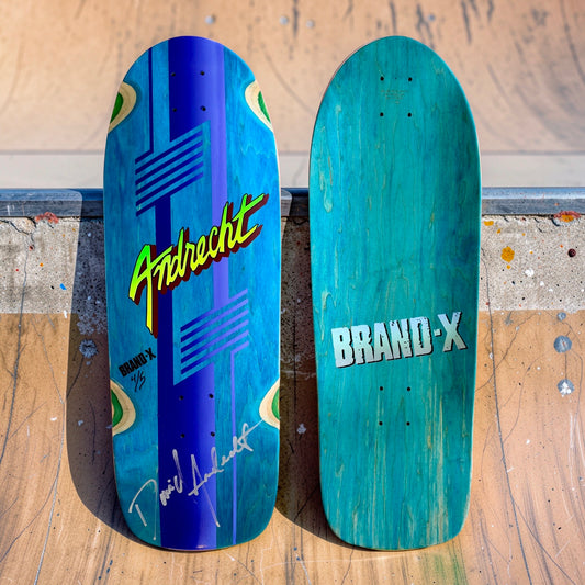 WAFFLE EVENT TICKET: Brand-X-DAVE ANDRECHT AUTOGRAPHED Deck (1 of 5)