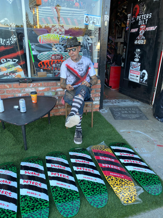 WAFFLE EVENT TICKET: Jim Phillips AUTOGRAPHED 1991 Woodystock Poster & Duane Peters’ AUTOGRAPHED Deck