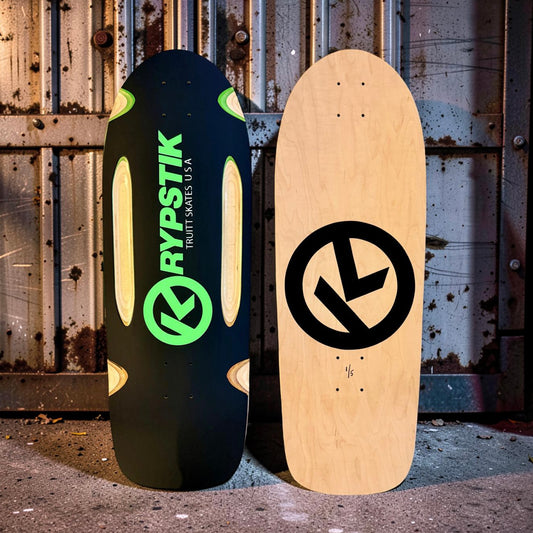 WAFFLE EVENT TICKET: Kryptonics Krypstik Limited Edition, HAND-PAINTED Deck